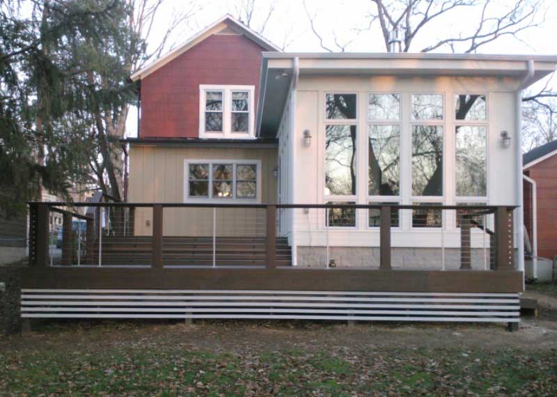 After - Modern Addition and Composite Deck