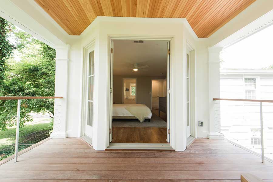 After - Balcony - View into Master Bedroom