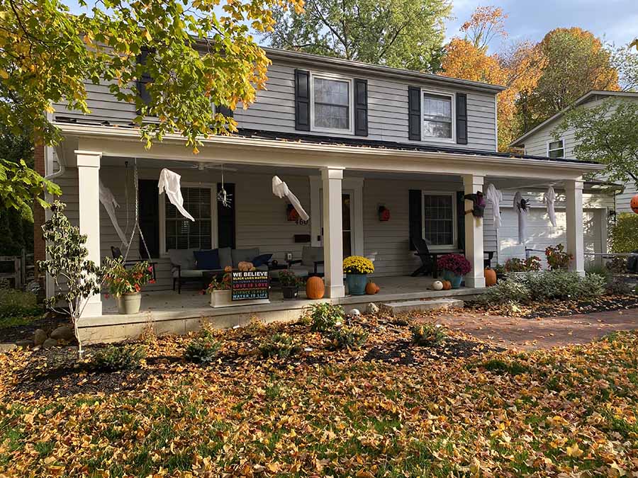 After – Beautiful Porch with Steel Roof After - Beautiful Porch with Steel Roof