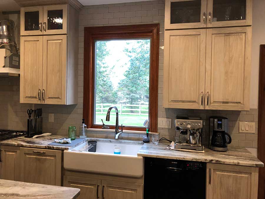 After - Updated & Expanded Kitchen