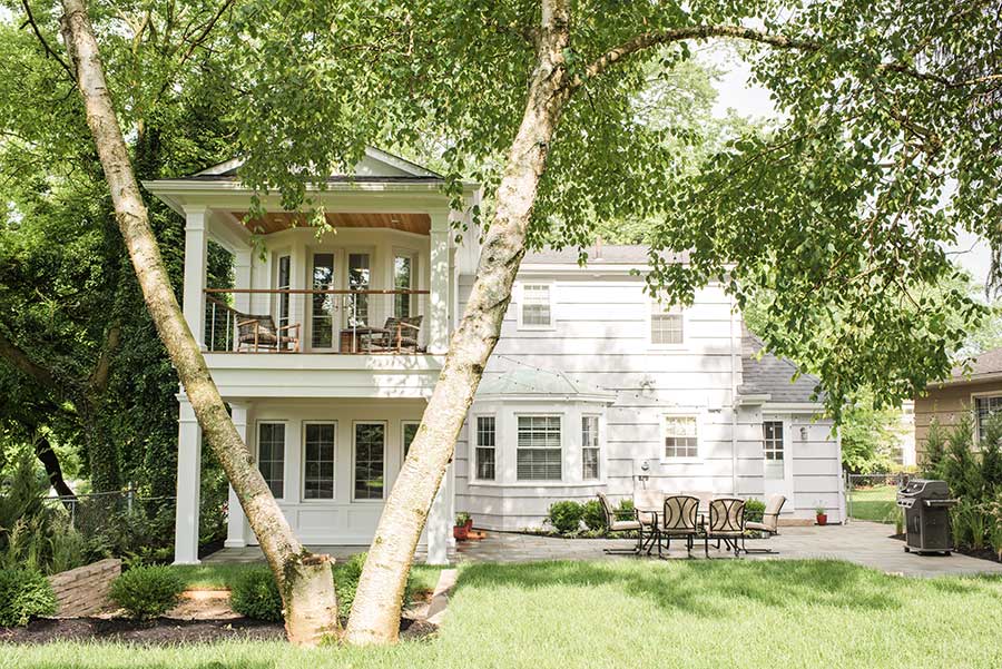 After - A Beautiful Second Story Addition with Covered Balcony