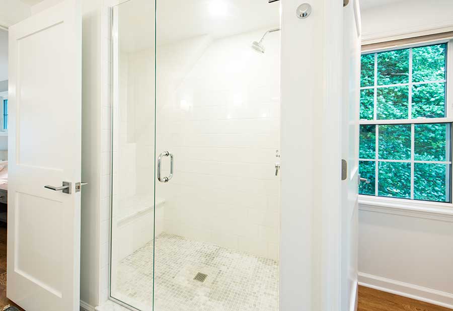 After - Interior - Glass Step-In Shower