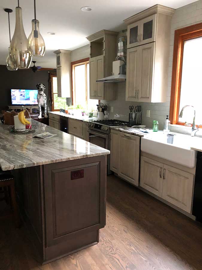 After - Updated & Expanded Kitchen