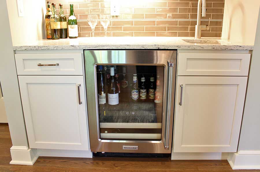 After - New Bar Area & Wine Fridge