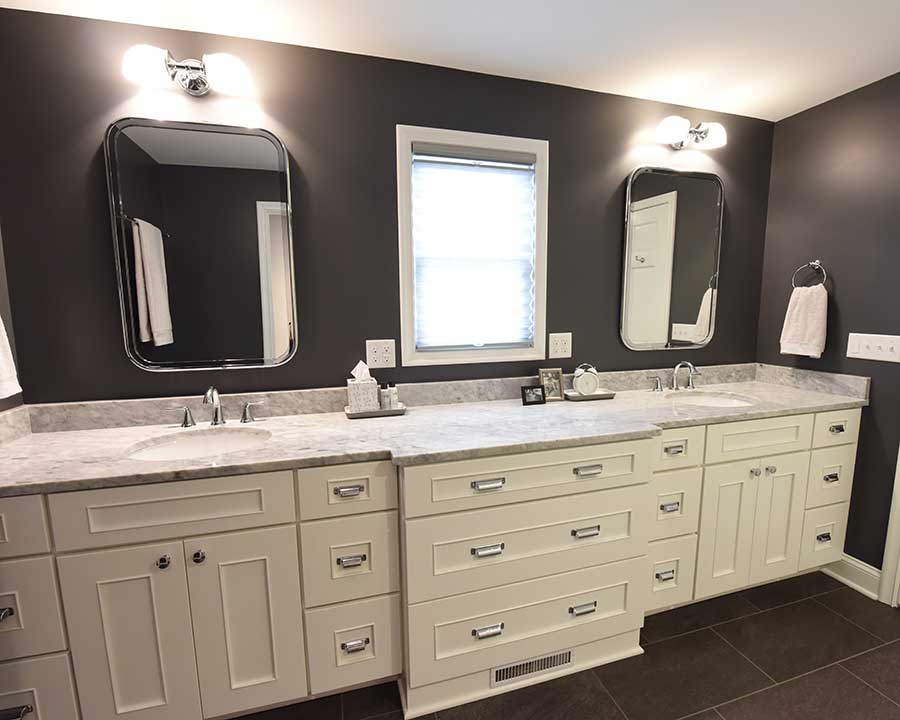 After - New Master Bath - Spacious Double Vanity