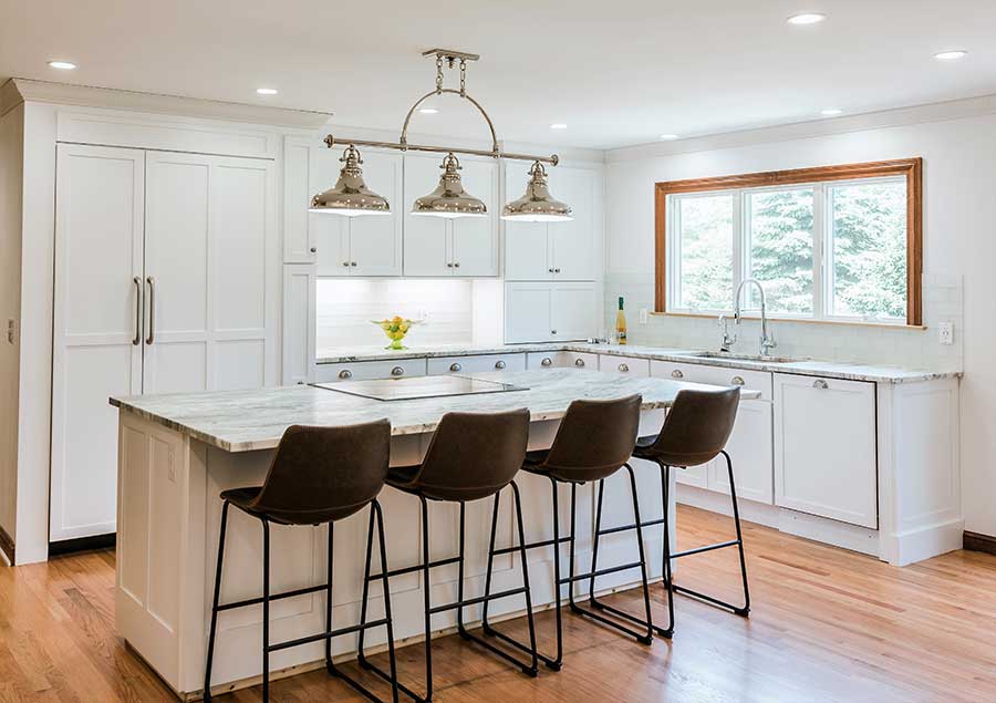 After Relocated Kitchen Remodeling