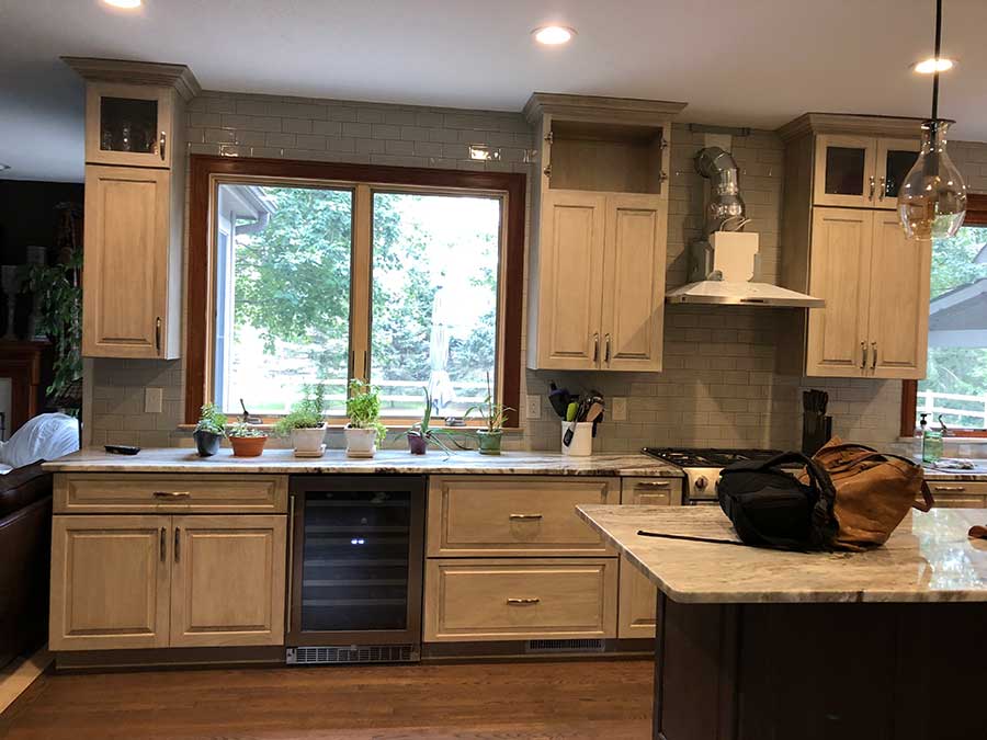 After - Updated & Expanded Kitchen