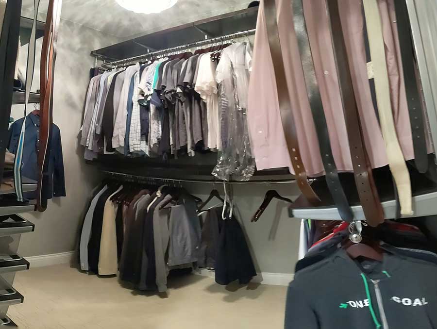 After - Updated Master Closet