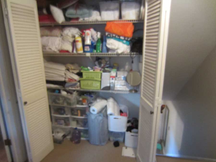 Before – Linen Closet Before - Linen Closet