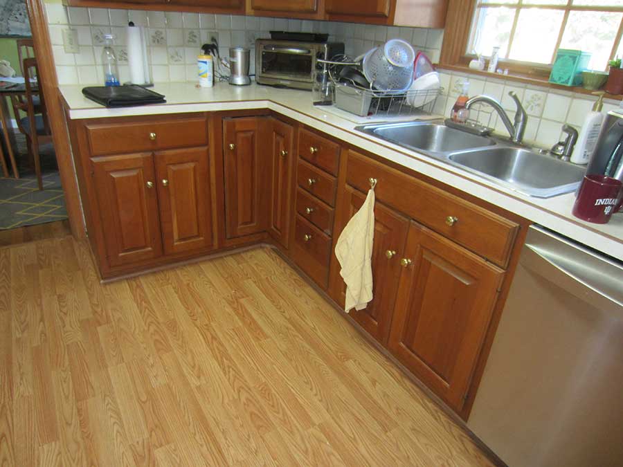 Before Before Kitchen Cabinet Addition