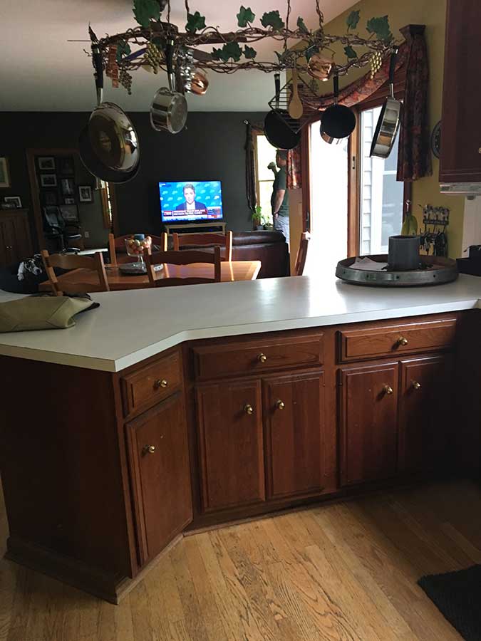 Before Kitchen Cabinet Upgrades