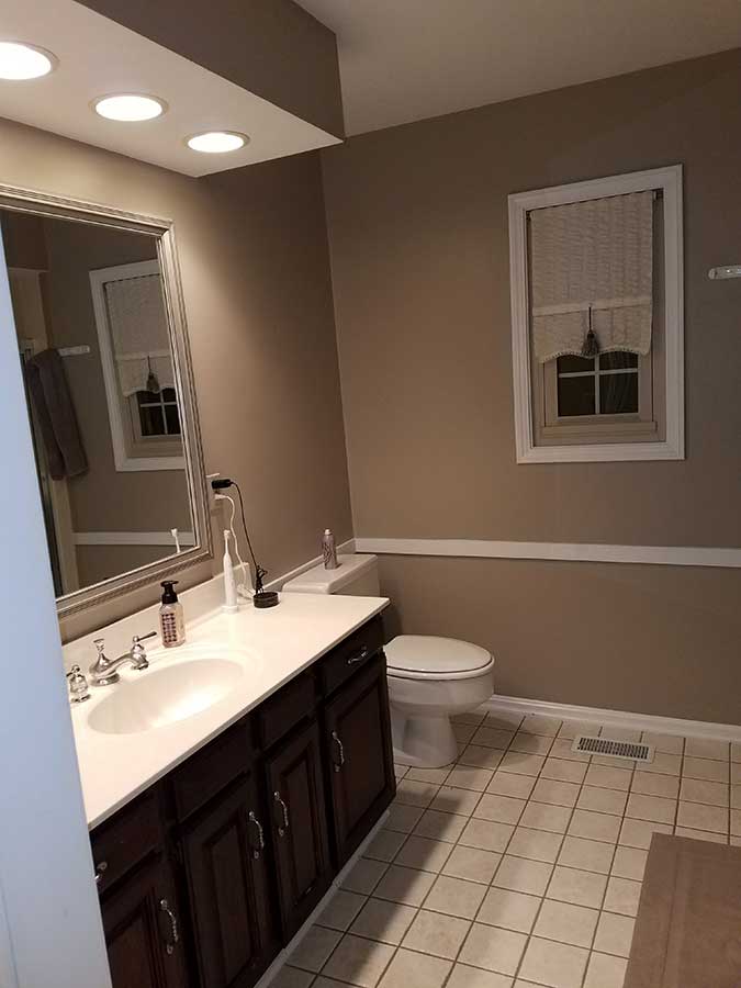 Before - Master Bathroom