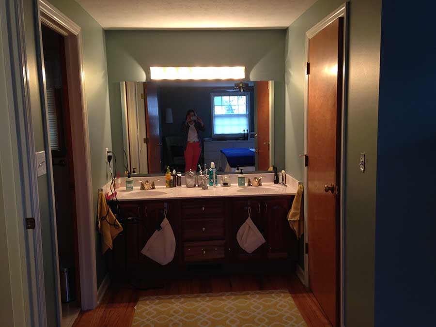 Before – Master Bathroom Vanity Update Before - Master Bathroom Vanity Update