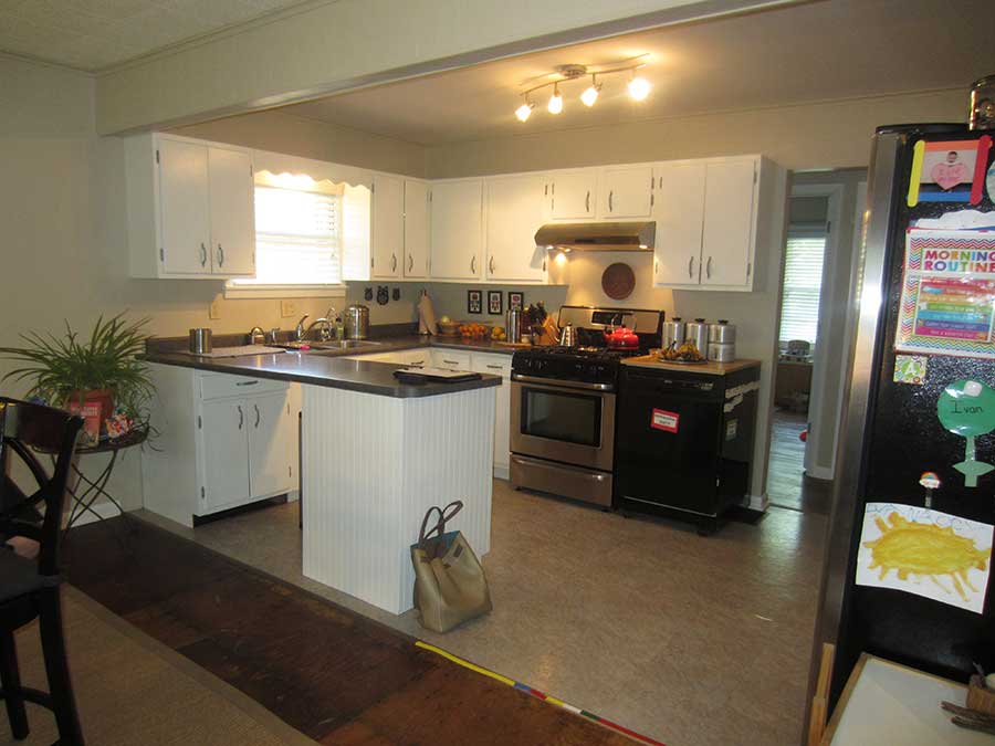 Before Before Kitchen Island Remodel