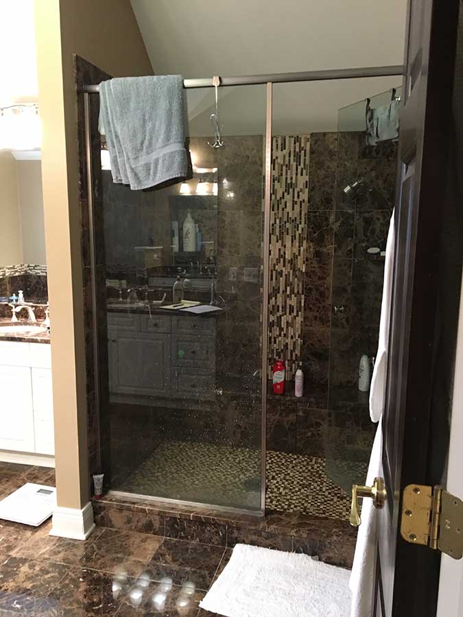 Before Before - Tile Shower Replacement
