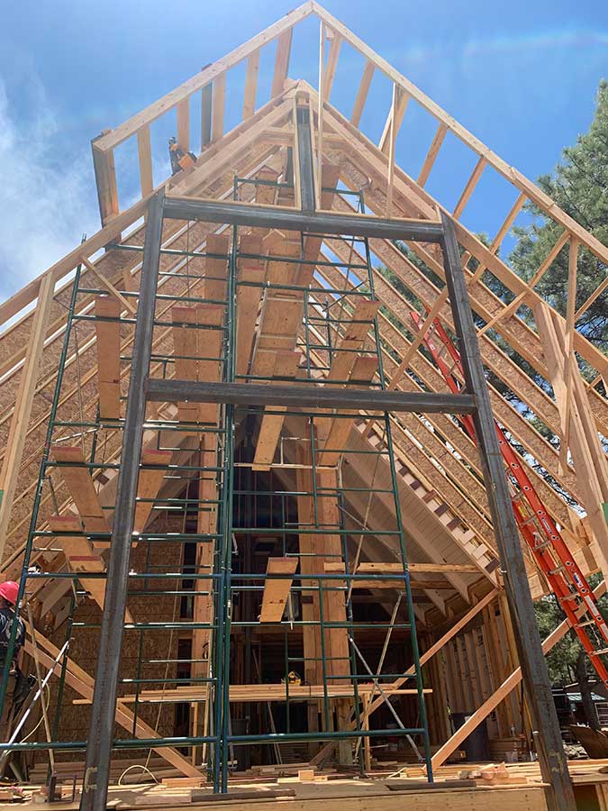 Exterior Erecting Large Steel Wall Beam System Exterior Erecting Large Steel Wall Beam System