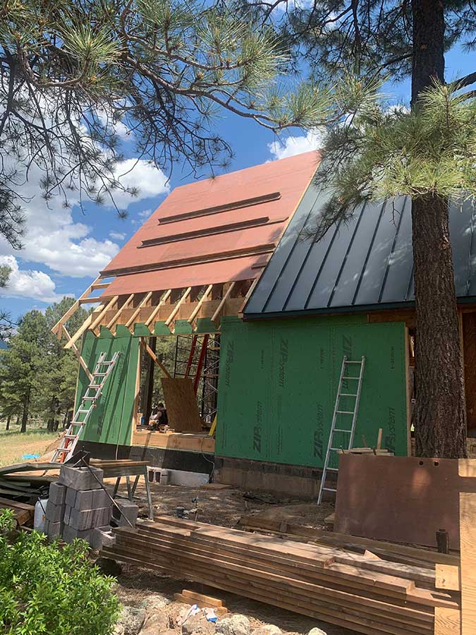 Exterior Metal Roof Installation Exterior Metal Roof Installation
