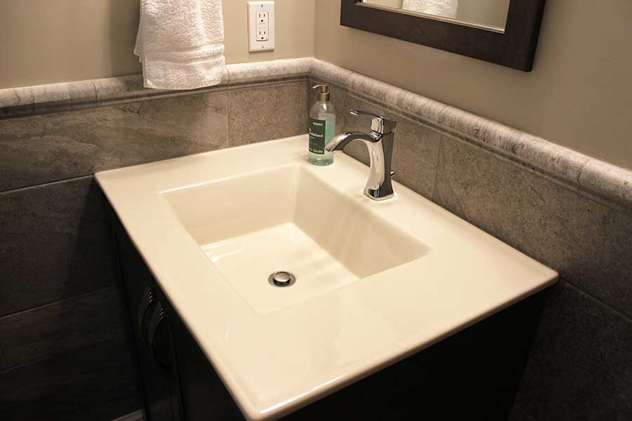 Kohler Integrated Vanity Top Installation