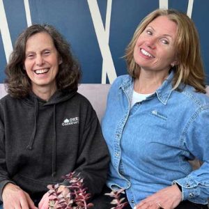 Betsy And Pam Laughing