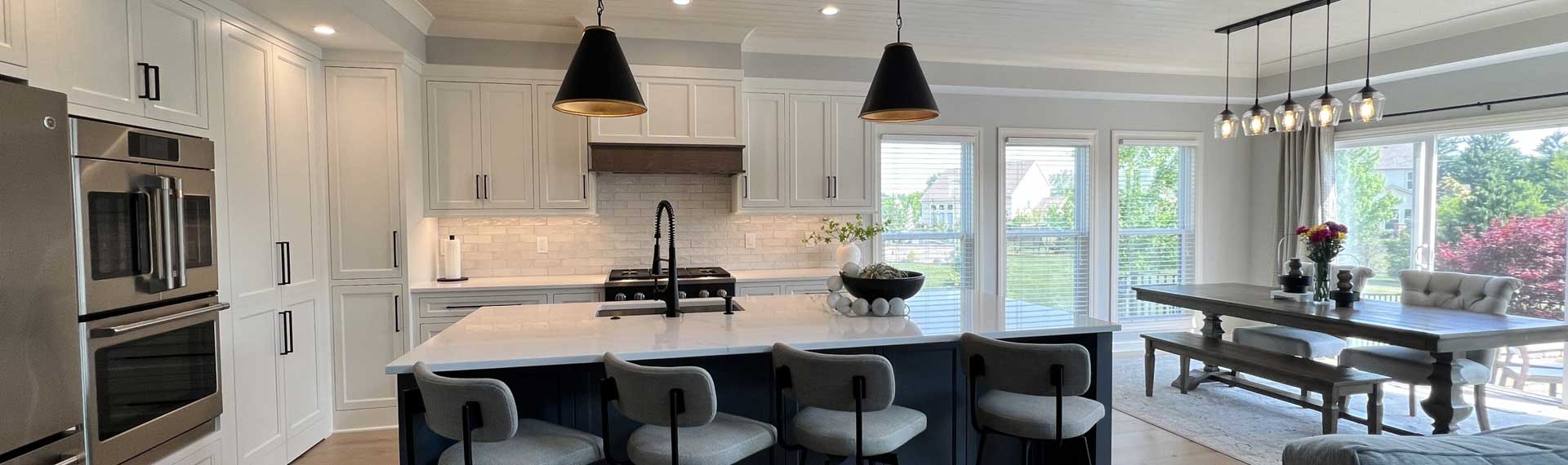 White Icing And Earl Grey Kitchen Remodel in Powell, OH by Owens Construction project photo 10