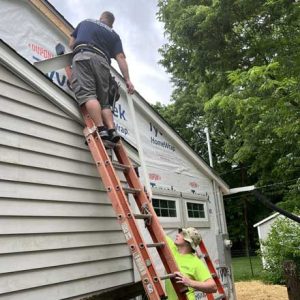 Tyler And Chris Installing Flashing